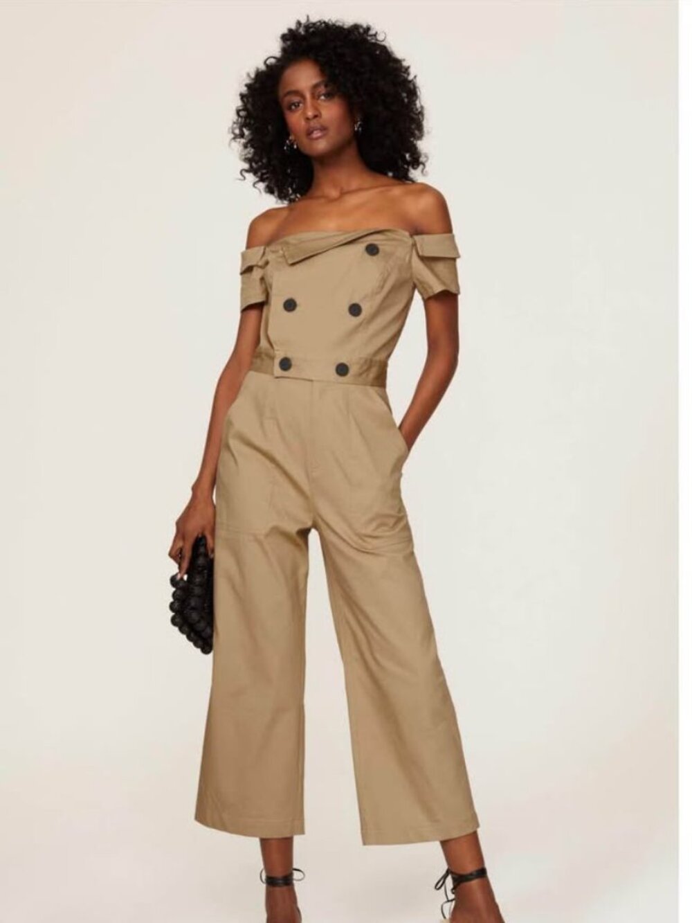 Marissa Webb Khaki Jumpsuit